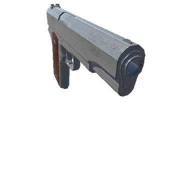 M1911 Handgun_Silver